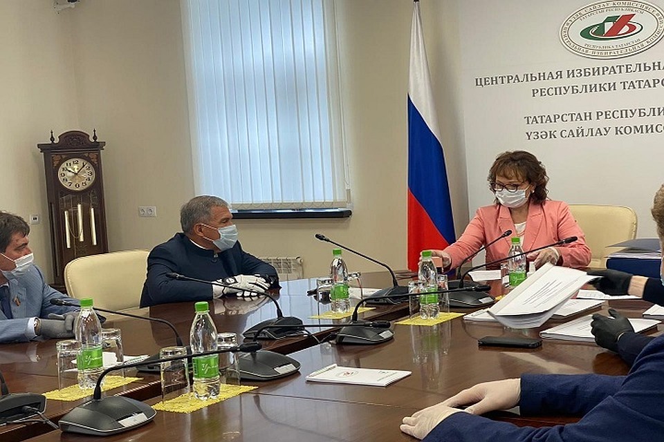 Передача документов в Центризбиркоме Татарстана