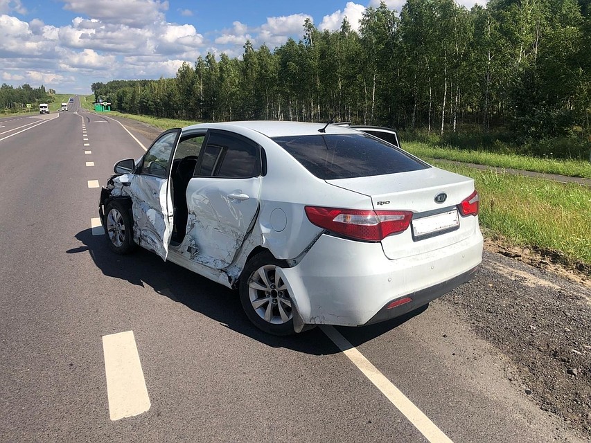 Под Орлом автоледи не уступила дорогу иномарке и учинила ДТП. Фото: Госавтоинспекция Орловской области