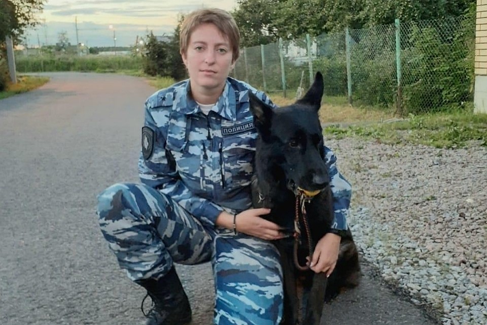 Овчарка помогла накрыть наркоторговца в Санкт-Петербурге. Фото: пресс-служба ГУ МВД России по Санкт-Петербургу и Ленобласти