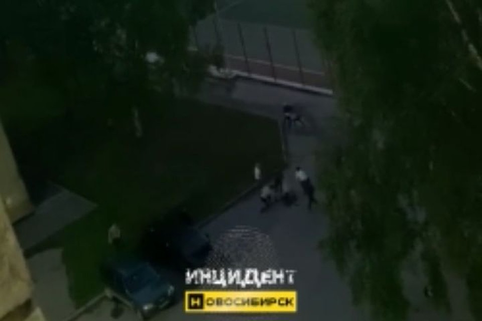 Трех студентов избили у общежития. Фото: «Инцидент Новосибирск».