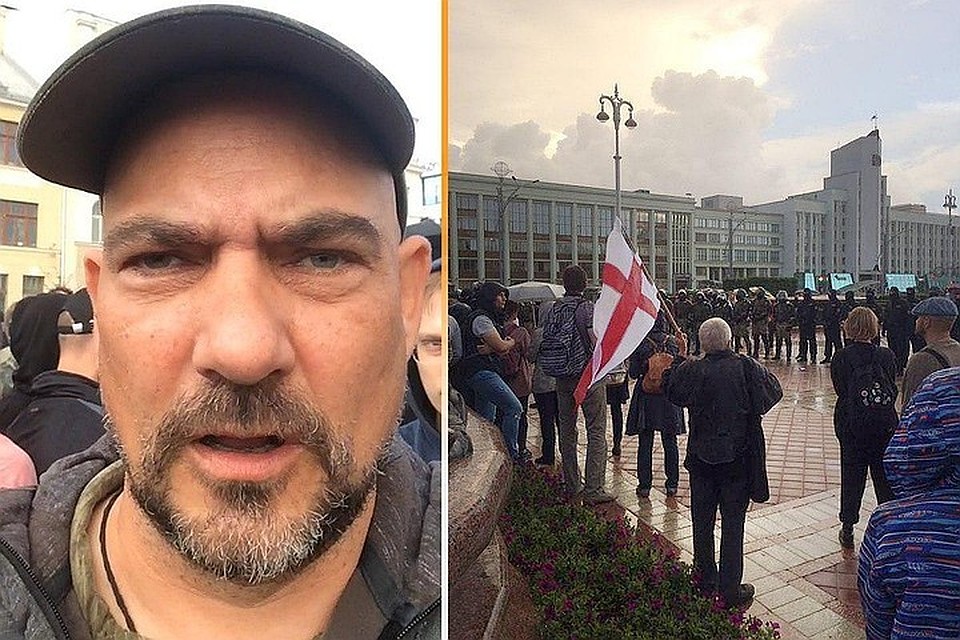 Дмитрий Стешин работал в Минске на акции протеста.