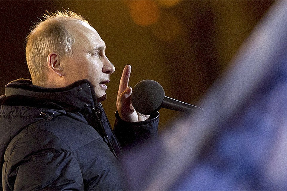 Владимир Путин: "Мы победили в открытой и честной борьбе!"