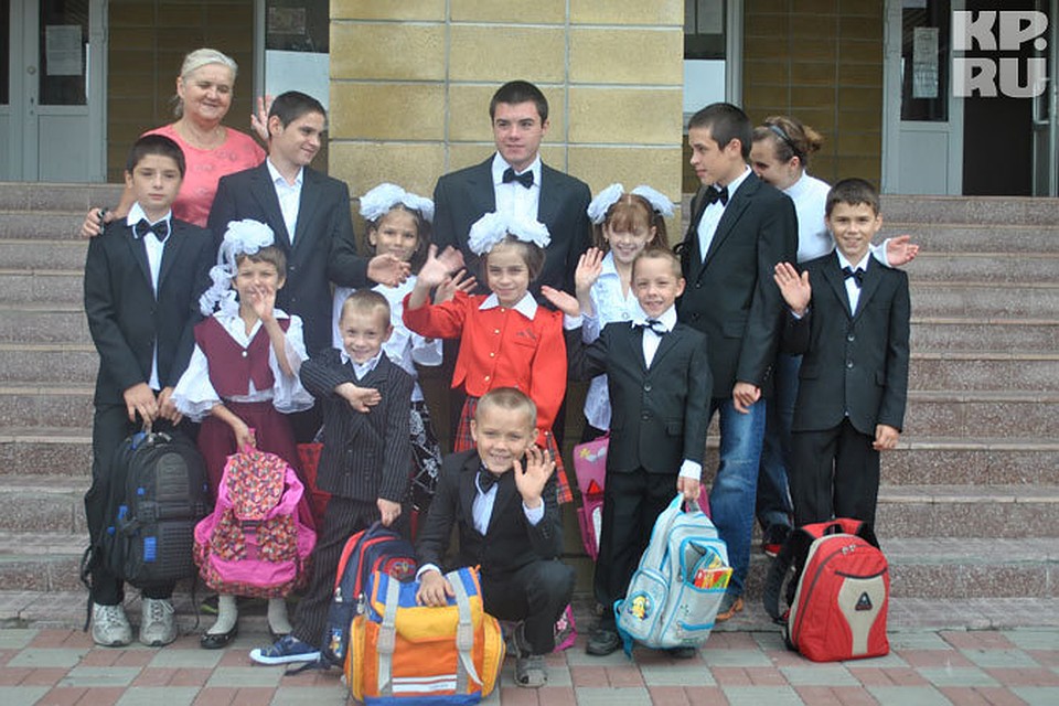 Сорокины готовы к новому учебному году.
