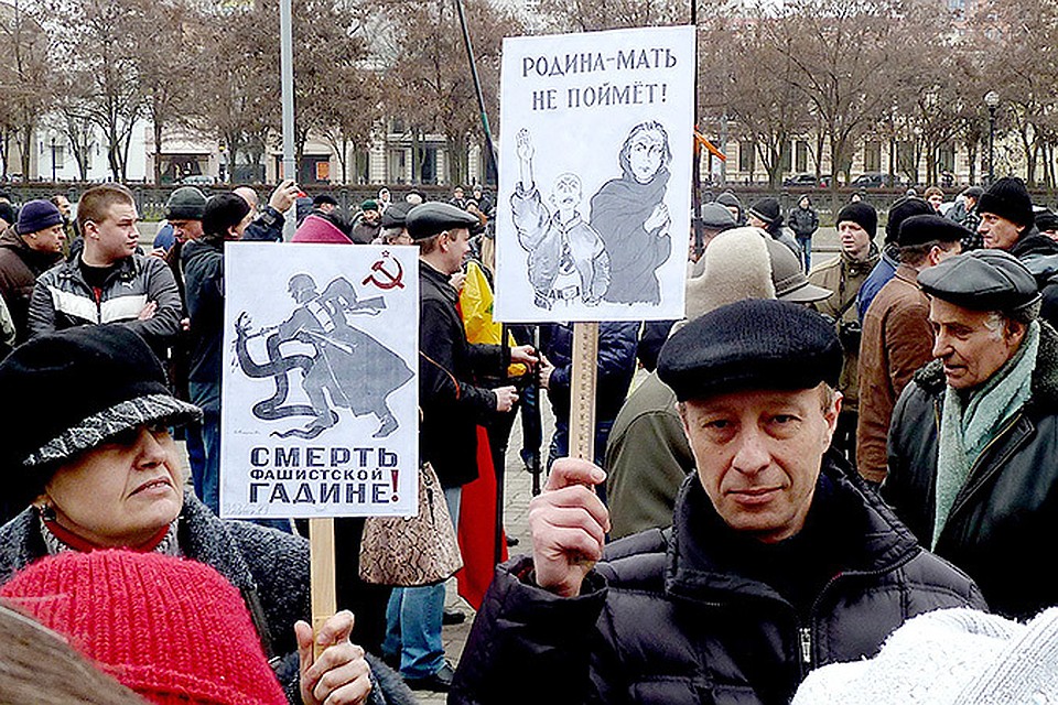 Настроения пророссийского Днепропетровска на этих рисунках
