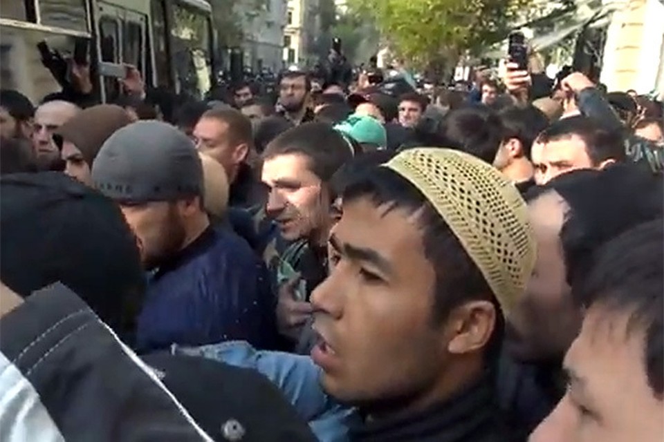 В Интернете набирает популярность видео, снятое в центре столицы, на Большой Татарской улице