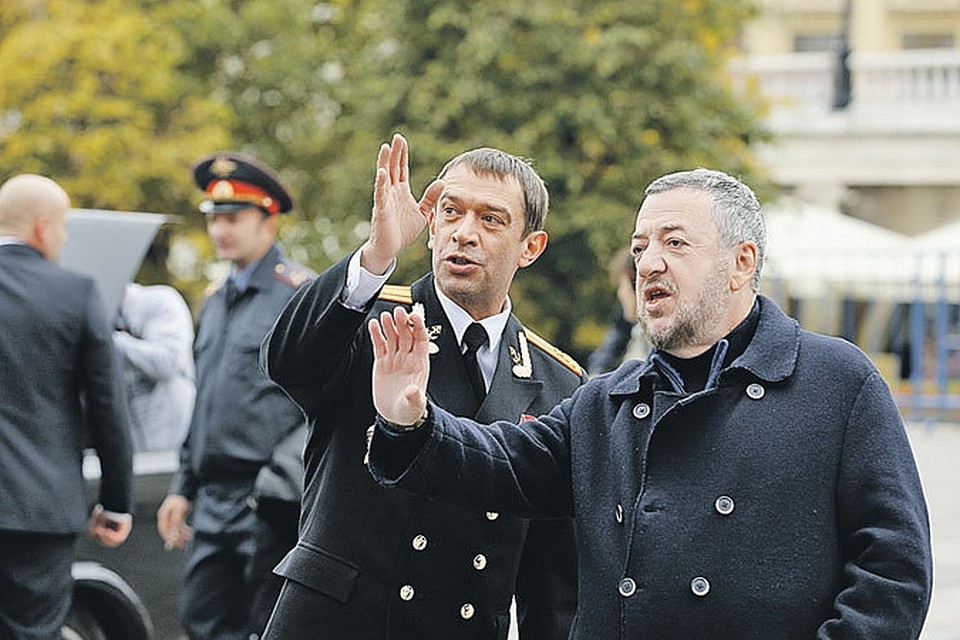 Владимир Машков и режиссер Павел Лунгин выстраивали кадр вместе.