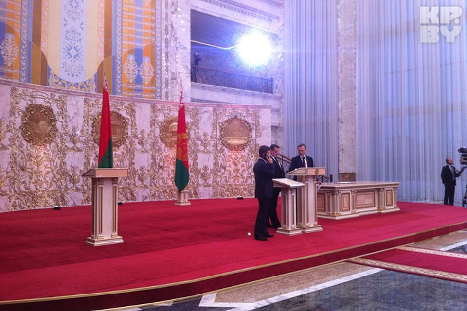 Подготовка к инаугурации президента Республики Беларусь.