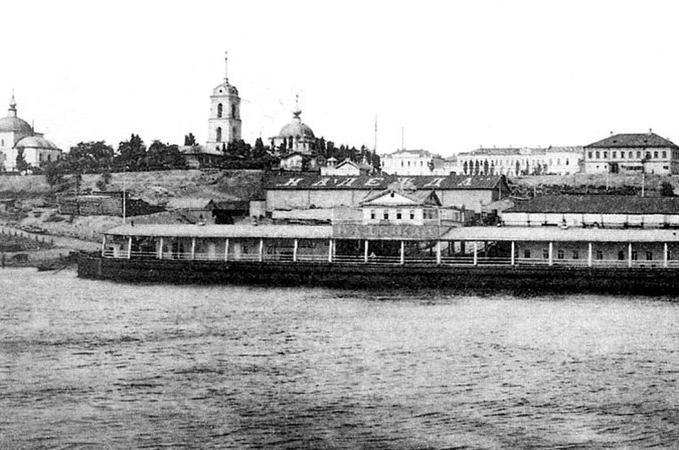 Царицын, вид с Волги.