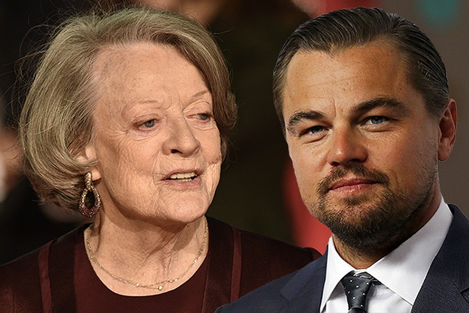 81-летняя актриса хоть и не стала лучшей актрисой кинопремии BAFTA, зато получила поцелуй от самого Лео ДиКаприо