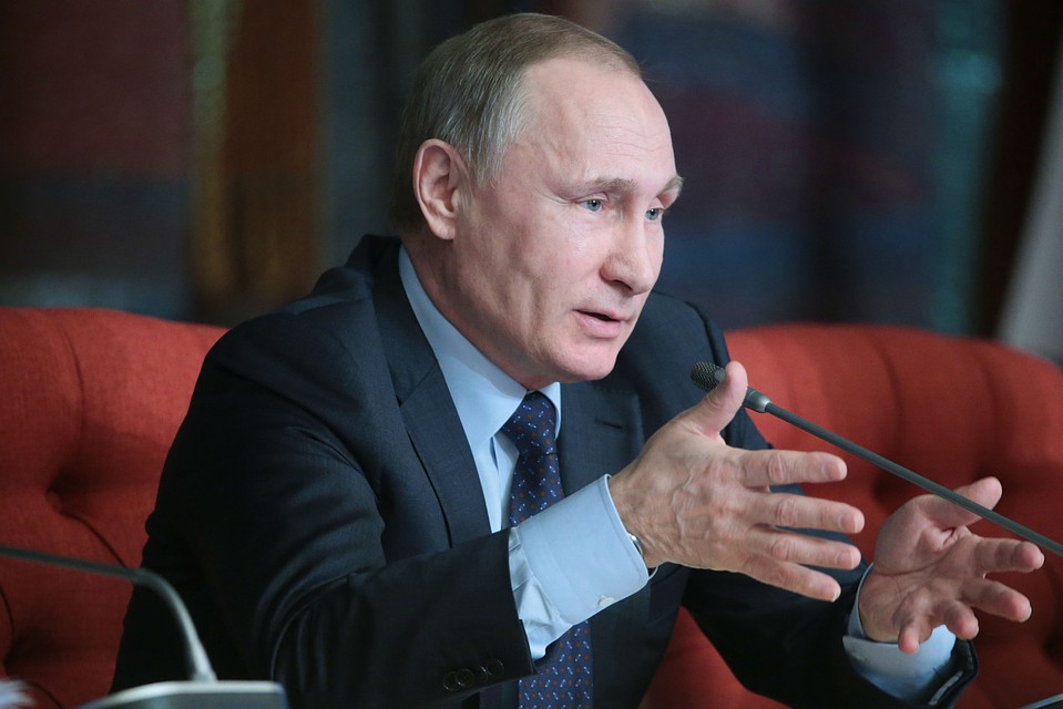 Президент России Владимир Путин заявил, что они с президентом США Бараком Обамой одобрили прекращение огня в Сирии с 27 февраля. Фото: Михаил Метцель/ТАСС