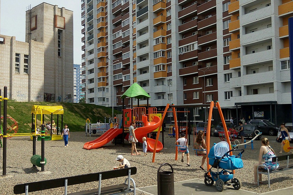 Заречный квартал, детская площадка