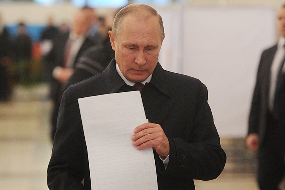 У Путина есть за кого голосовать. Фото: Владимир ВЕЛЕНГУРИН