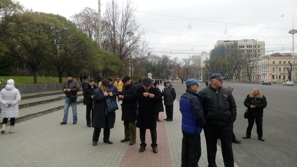 Организаторы протестов в Кишиневе разочарованы тем, что пришло слишком мало людей.