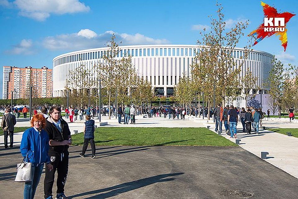 Горожанам очень нравится новая арена