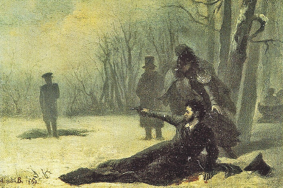 Дуэль на Черной речке стала сюжетом множества картин и иллюстраций. Фото: www.wikimedia.org
