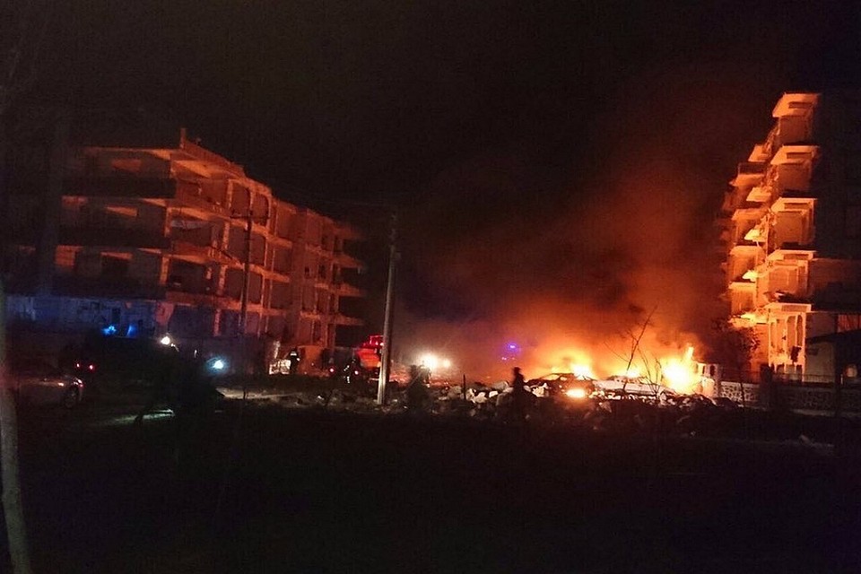 В Турции прогремел мощный взрыв