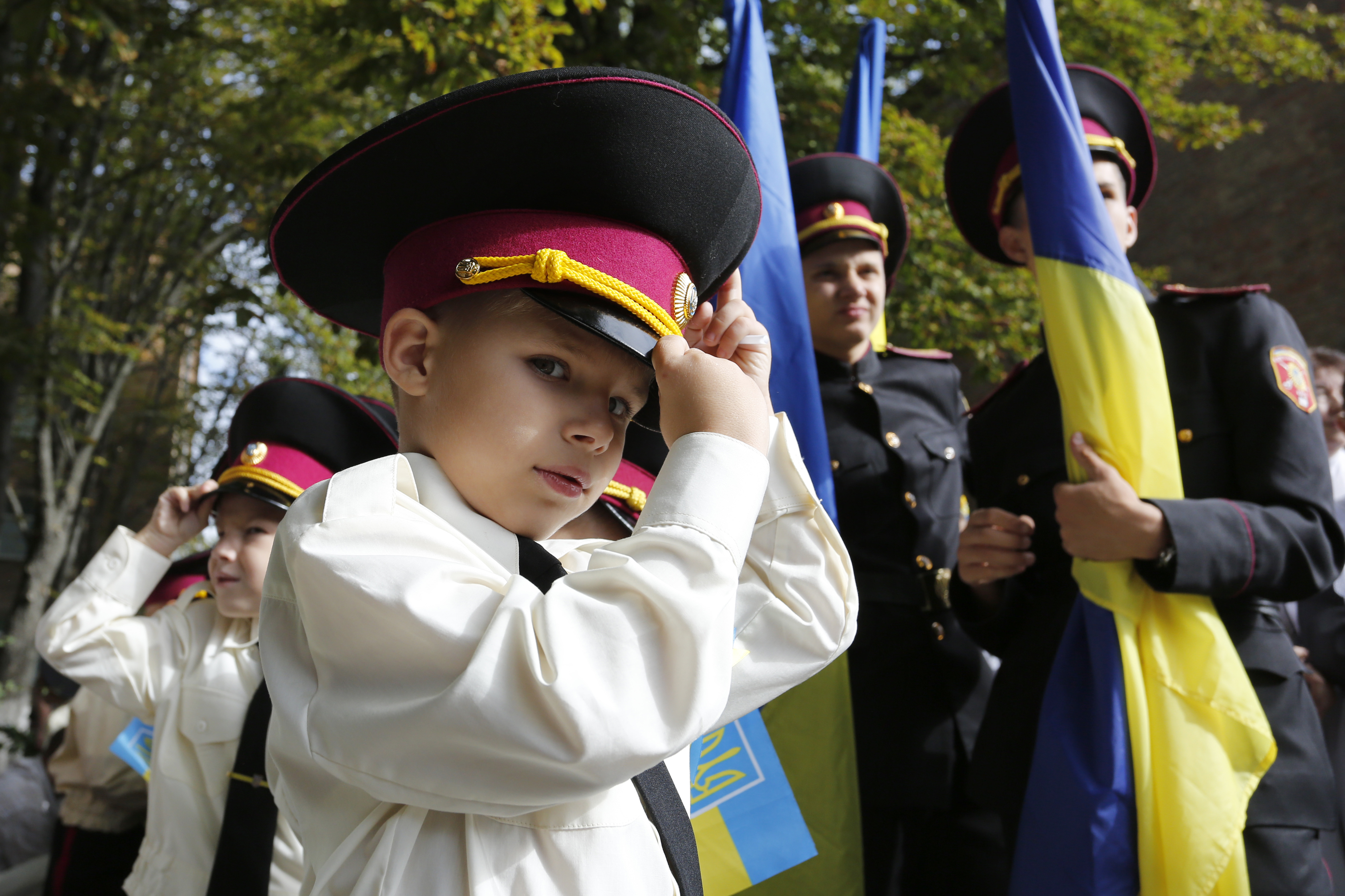 Патриотичное воспитание в Сумах начинается с яслей. Фото: BarcroftMedia/TASS