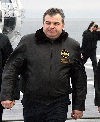 Посещение авианесущего крейсера "Адмирал флота Советского Союза Н.Г. Кузнецов" в Баренцевом море, 2008 г.