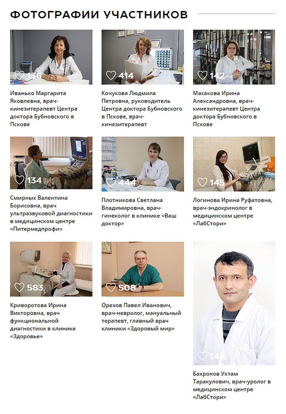 Номинация "Доктор года"