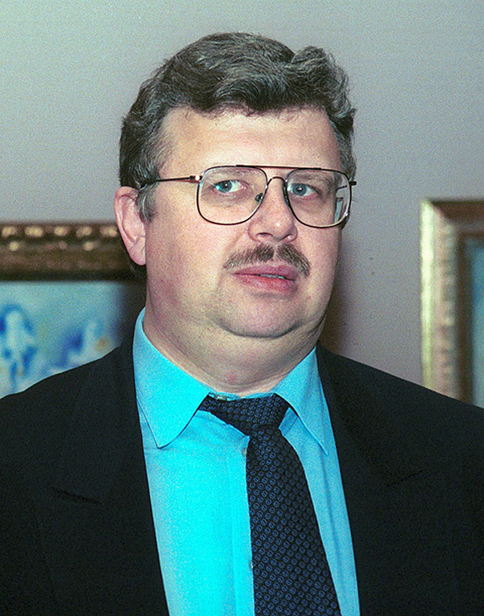 2001 год. Андрей Бельянинов - генеральный директор ФГУП "Рособоронэкспорт". Фото Виталия Белоусова (ИТАР-ТАСС)