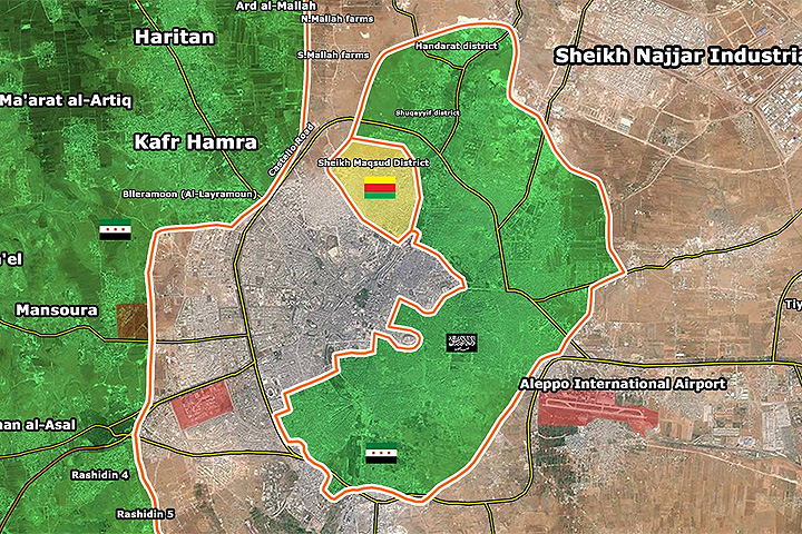 Сирийской армии удалось окружить оппозиционеров в Алеппо. 