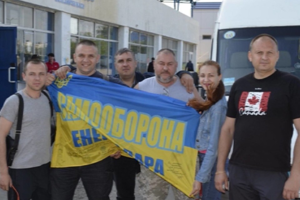 Панов с другими участниками диверсионной группы