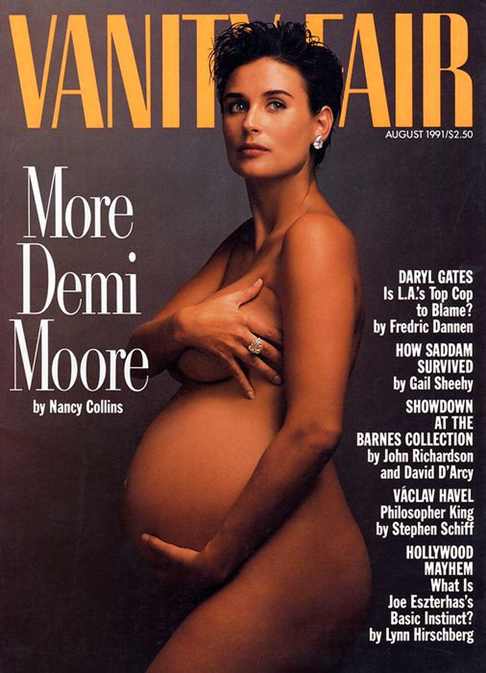 Деми Мур. Обложка журнала Vanity Fair