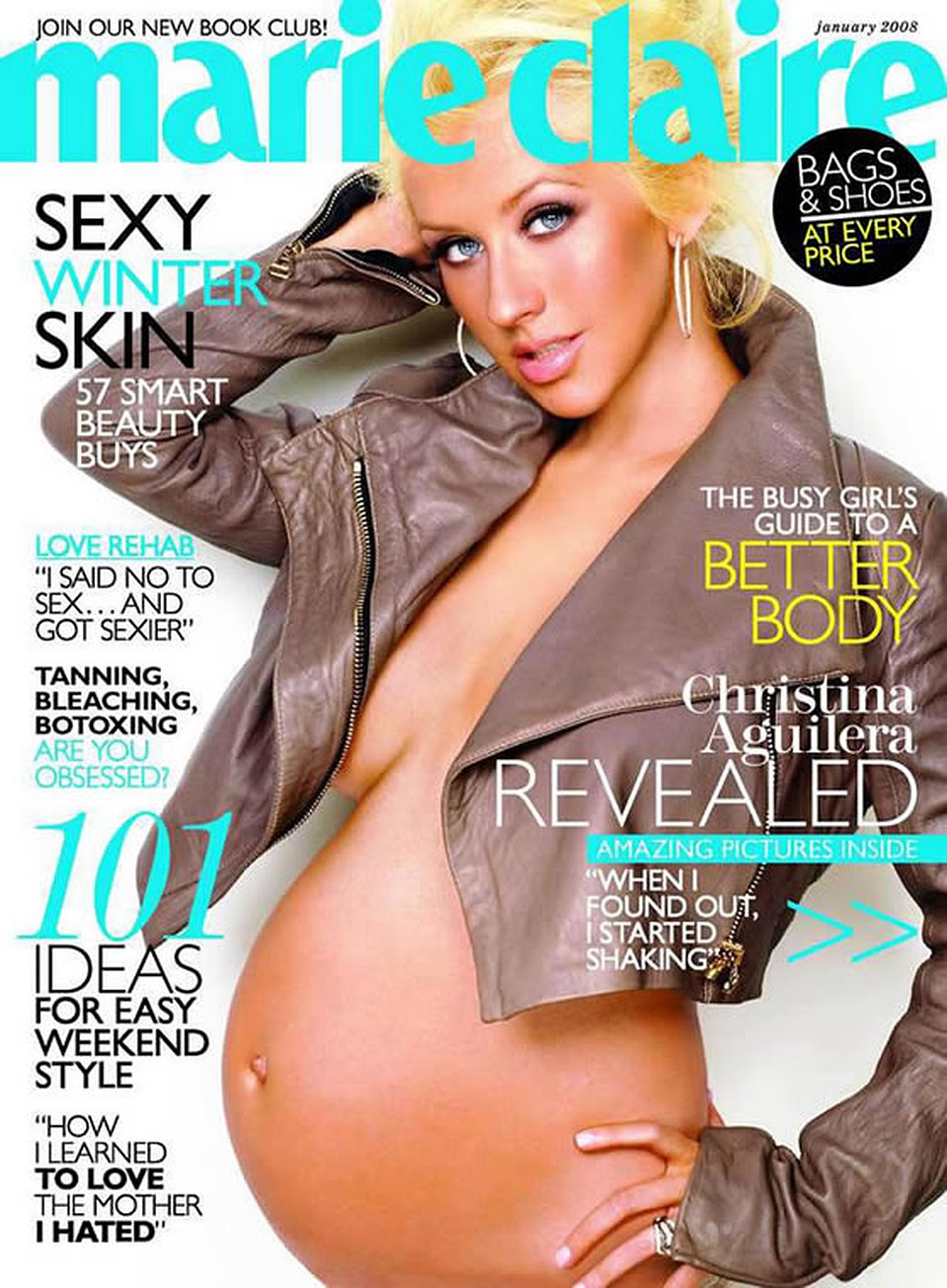 Кристина Агилера на обложке Marie Claire