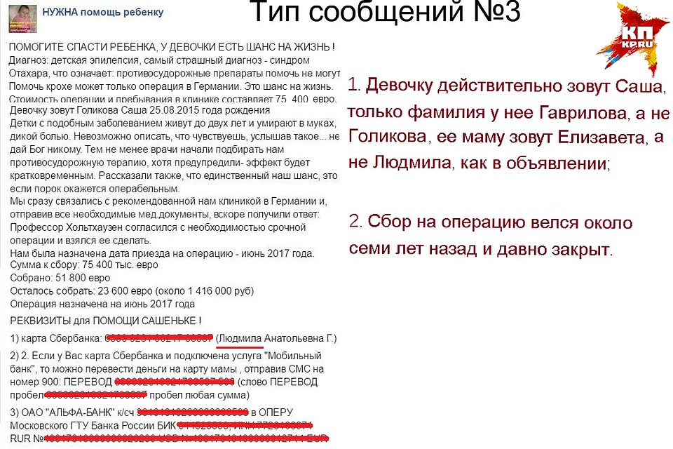 Тип сообщения №3. Фото: Евгения ХИЛЬКО