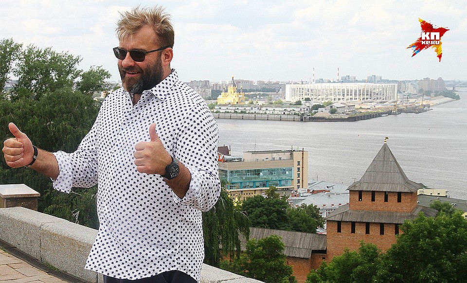 Актер Михаил Пореченков в Нижнем Новгороде. Фото: Роман ИГНАТЬЕВ