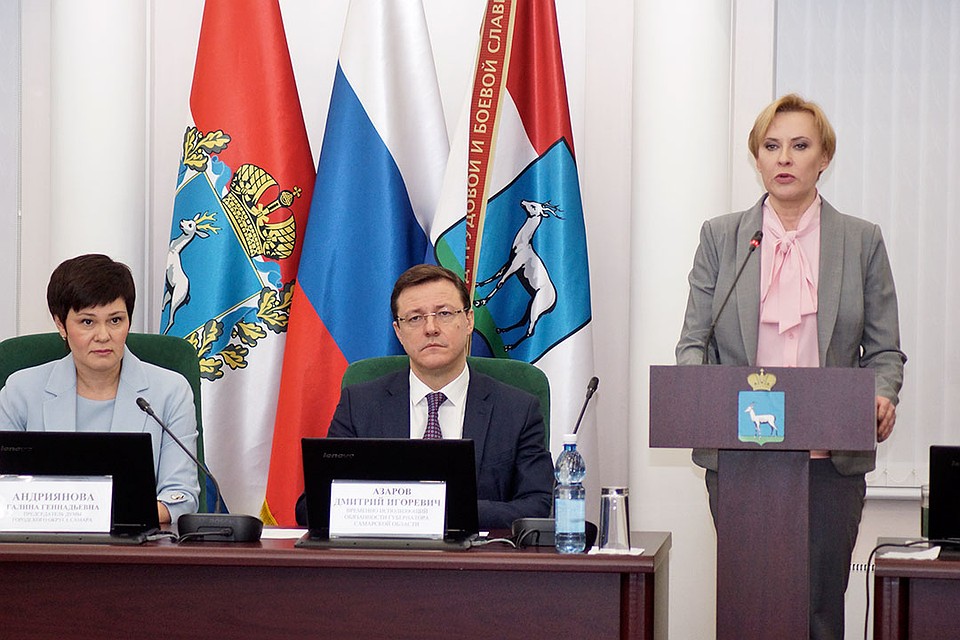 Елена Лапушкина представила свой проект развития Самары Фото: Светлана МАКОВЕЕВА