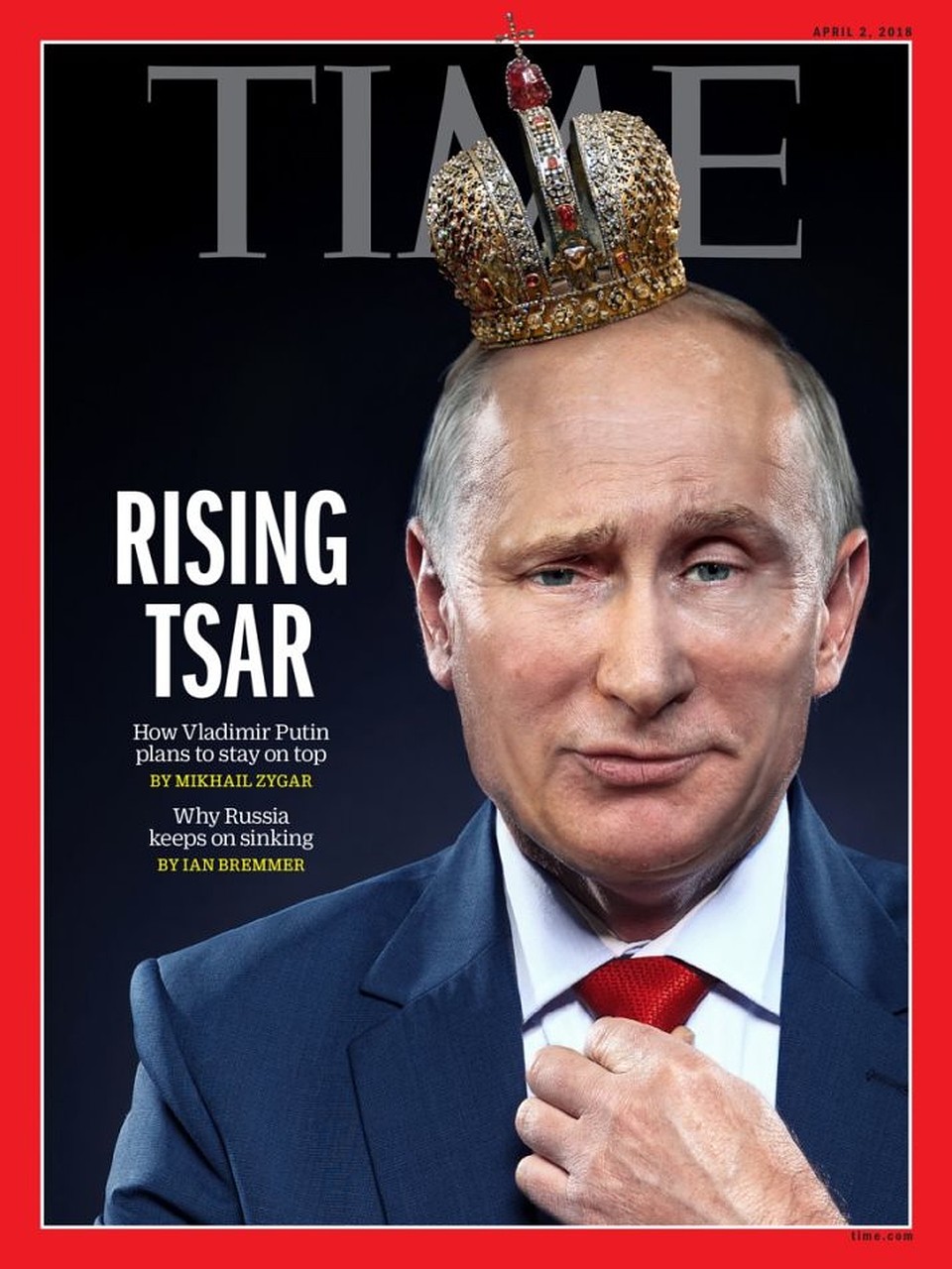 Обложка нового номера журнала Time. Фото: сайт европейской версии журнала Time