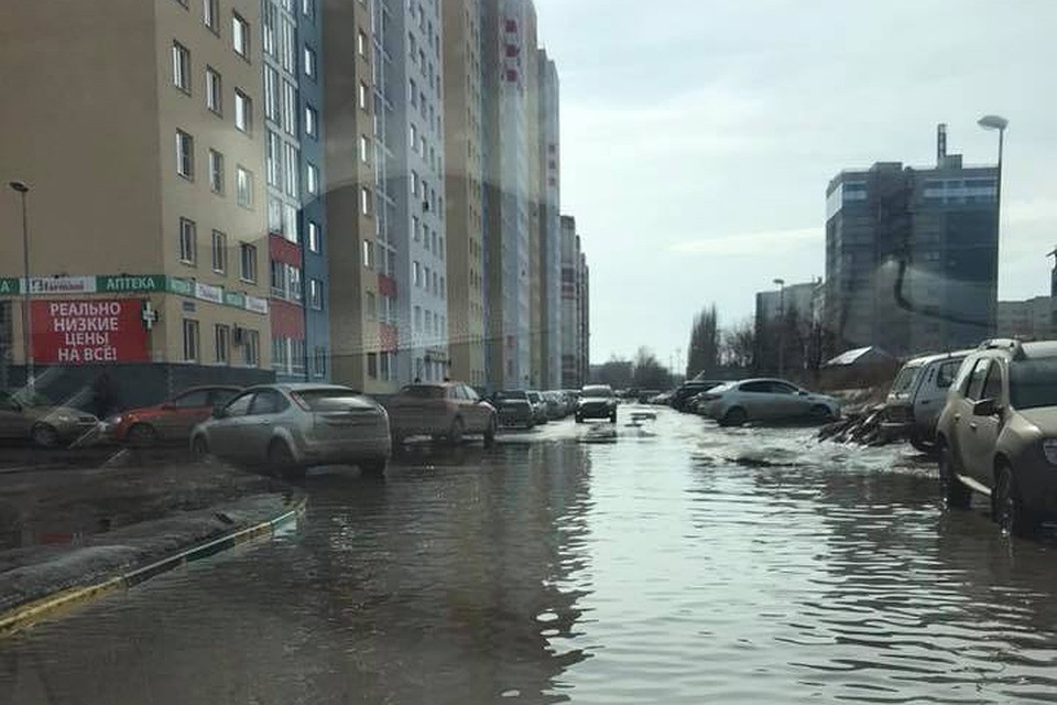Весеннее половодье началось на улицах Нижнего Новгорода Фото: СОЦСЕТИ