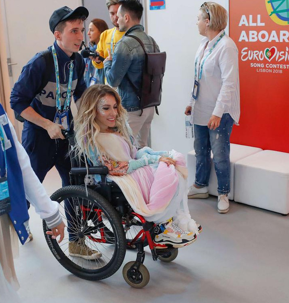 Юля уже приехала в Португалию, где в 2018-м году пройдет Евровидение. Фото организаторов конкурса