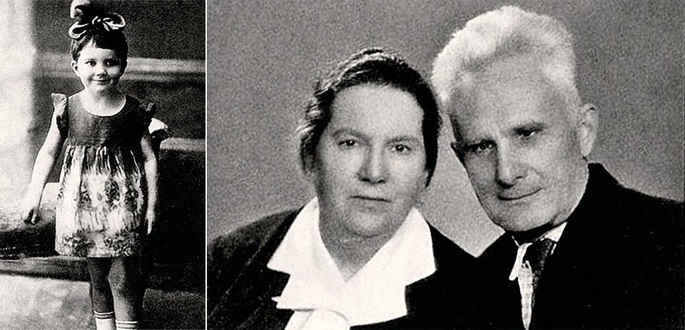 Будущей актрисе 4 года. Родители Элины - Эсфирь Исааковна и Авраам Петрович. Фото: из книги
