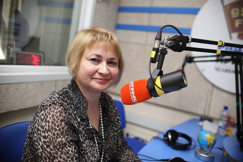 Елена Николаева в студии «Комсомолки». Фото: Валерий ЗВОНАРЕВ