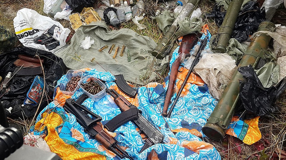 После задержания Гафура в Волжском районе обнаружили громадный оружейный схрон