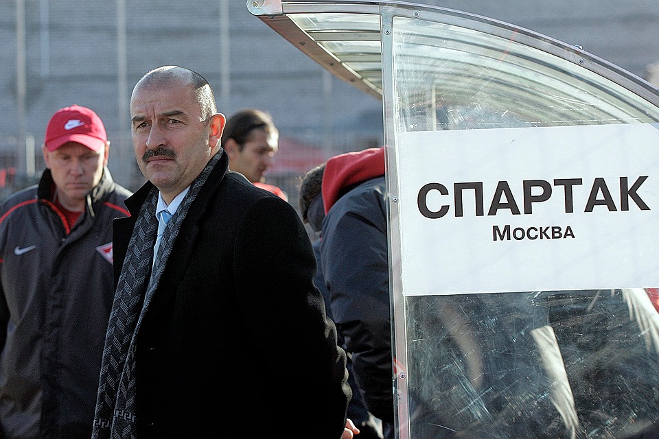 Станислав Черчесов - тренер московского Спартака, 2008 год. Фото: GLOBAL LOOK PRESS