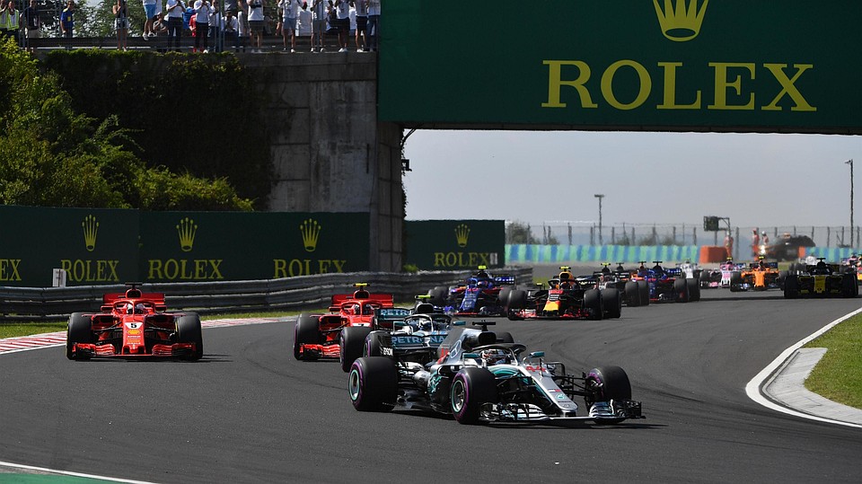Гонка Гран-при Венгрии прошла в ожесточенной борьбе. Фото: Formula1.com