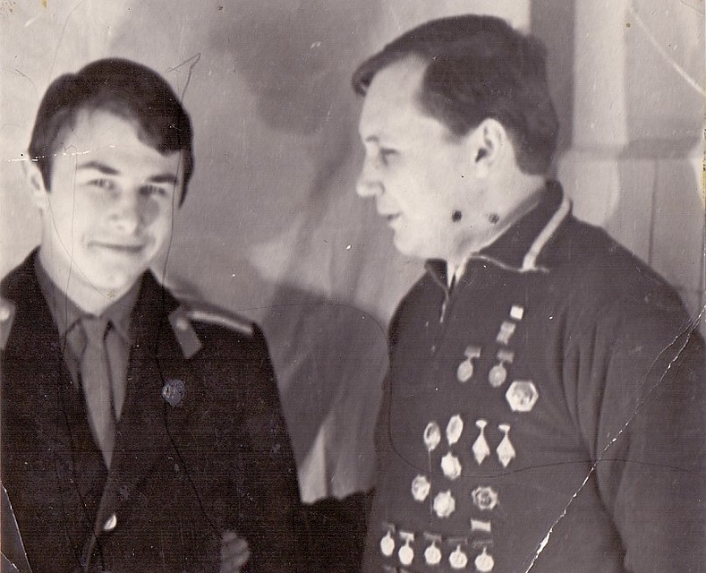 1967 год. Молодой Михайлов с заслуженным тренером Николаем Зайцевым Фото: из архива героя публикации