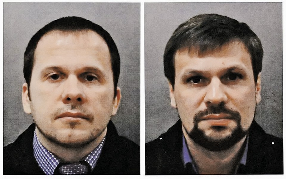 Лондон утверждает, что атаку в Солсбери организовали эти двое мужчин из российских спецслужб - Александр Петров (на фото - слева) и Руслан Боширов. Фото: REUTERS