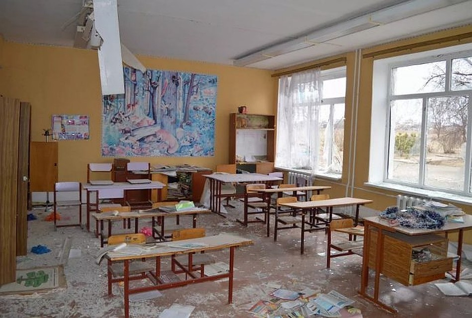 Зачем стреляли в школу? Фото: НМ ЛНР
