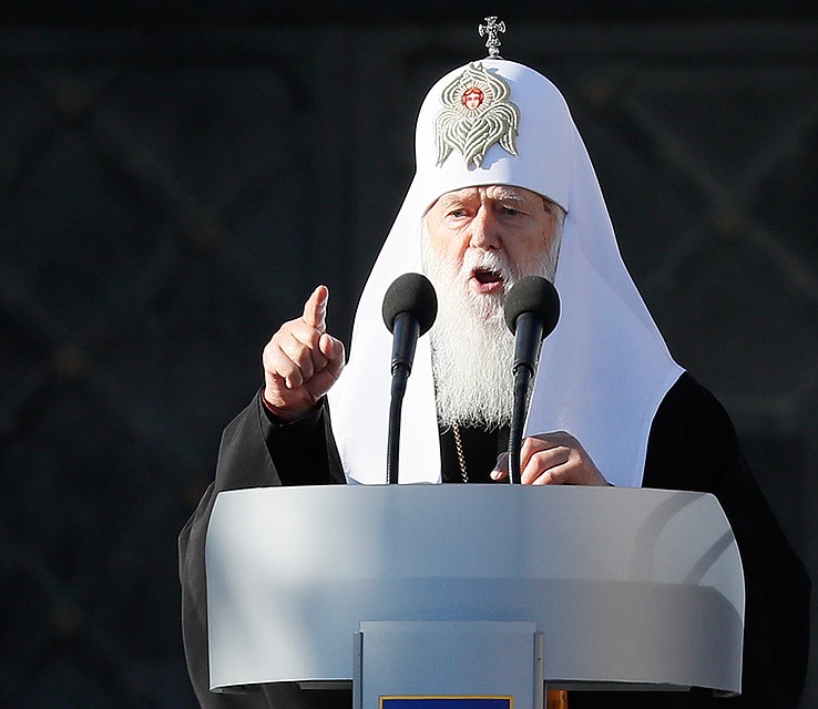 На Украине никогда и не было патриарха. Если, конечно, не считать таковым раскольника «Филарета» Денисенко Фото: REUTERS
