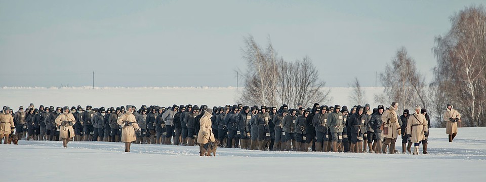Именно с военных сцен и стартовали в начале 2018 года съемки в подмосковном Ступине. Кадр из фильма