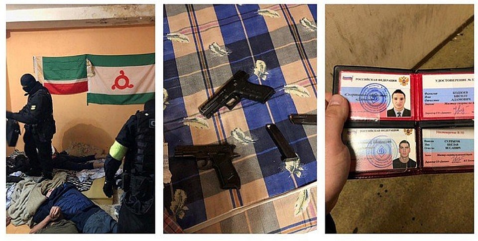 В комнатах нашли оружие Фото: СОЦСЕТИ