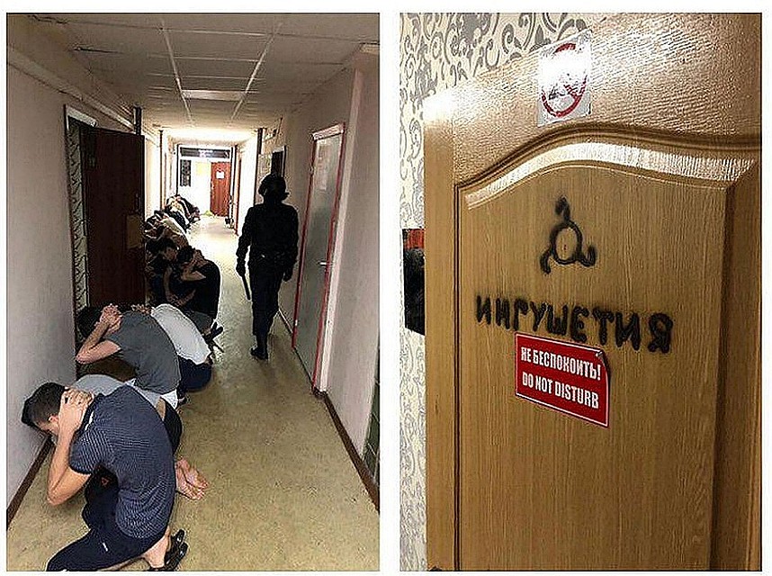 17 декабря после очередного ЧП в общежитие РГГРУ нагрянули сотрудники Росгвардии. Тогда задержали 16 студентов с Северного Кавказа. Фото: СОЦСЕТИ