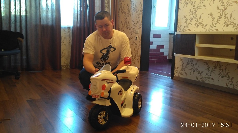 Этот мопед подарили Ванечке неравнодушные горожане. Фото: Ульяна ШЕВЧЕНКО