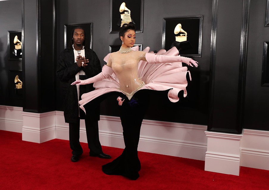 Cardi B косила под Афродиту. Фото: REUTERS