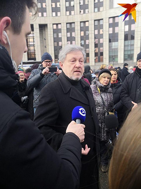 Появился на митинге и Григорий Явлинский Фото: Юлия АЛЕХИНА
