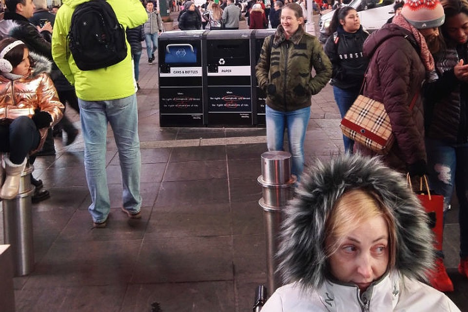 Наталья на улицах Нью-Йорка. Фото: личный архив Натальи и Андрея Антоновых